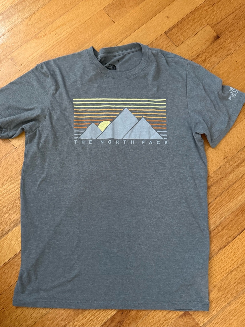The North Face Men's Gray Graphic Crew T-Shirt